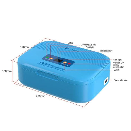 SUNSHINE S - 918B Plus UV Curing Box Mobile Phone LCD Screen OCA Bonding Vacuum Laminated Machine, SUNSHINE S - 918B Plus (US Plug 110V), SUNSHINE S - 918B Plus (EU Plug 220V) - ORIWHIZ