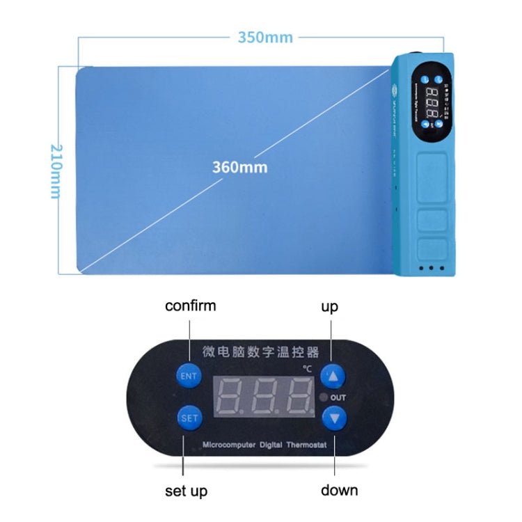 SUNSHINE S - 918E LCD Screen Removal Treasure Mobile Phone Repair Heating Pad, US Plug, SUNSHINE S - 918E(US Plug) - ORIWHIZ