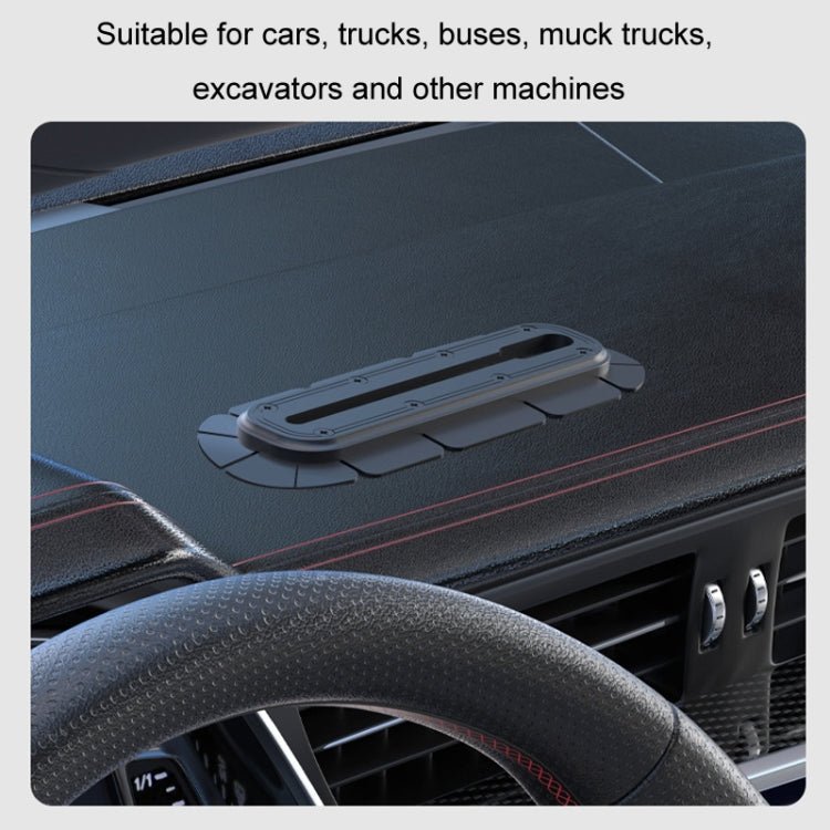 SUV Car Modified Central Control Bracket Base Slider, Paste Rail Base, Screw Rail Base, Paste Elliptical Base, 1 inch Rail Ball Head - ORIWHIZ