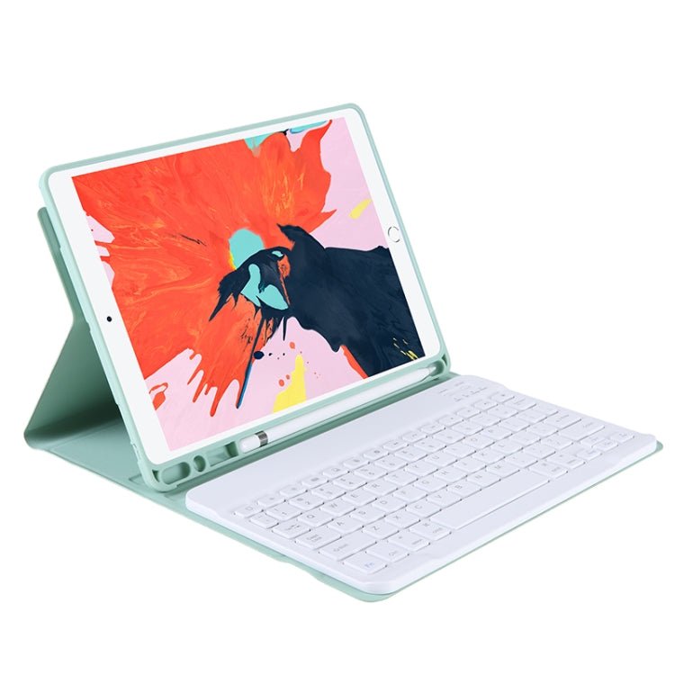 T07BB For iPad 9.7 inch / iPad Pro 9.7 inch / iPad Air 2 / Air (2018 & 2017) TPU Candy Color Ultra - thin Bluetooth Keyboard Protective Case with Stand & Pen Slot, For iPad 9.7 inch - ORIWHIZApple AccessoriesiPad KeyboardiPad Keyboard Universal