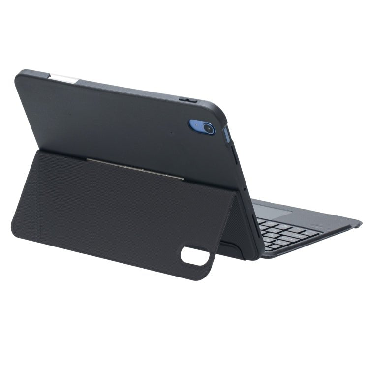 T10 - AS For iPad 11 2025 / iPad 10th Gen 10.9 2022 Touch Backlight Split Type Bluetooth Keyboard Leather Case, T10 - A - ORIWHIZApple AccessoriesiPad KeyboardiPad Keyboard Universal