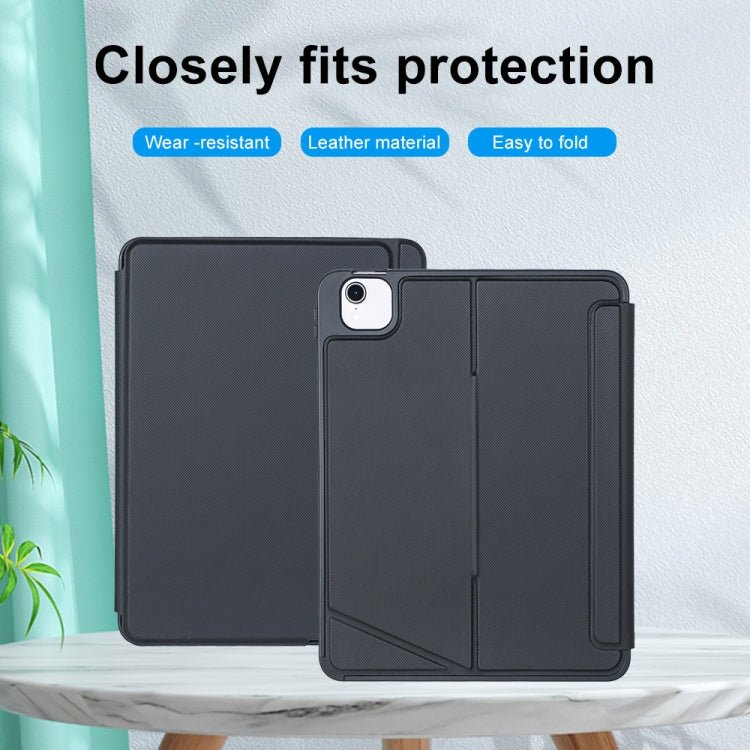 T11 - AS For iPad Air 11 2025 / Air 5 / 4 10.9 / Pro 11 2022&2021&2020&2018 Touch Backlight Split Type Bluetooth Keyboard Leather Case, T11 - AS - ORIWHIZApple AccessoriesiPad KeyboardiPad Keyboard Universal