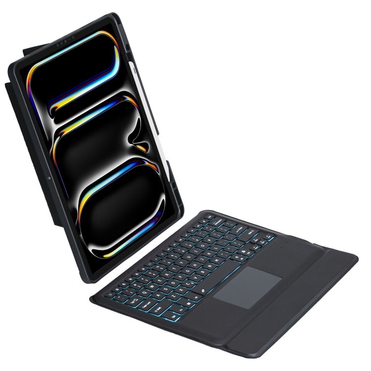 T14B - AS Detachable Rotating Backlit Touch Bluetooth Keyboard Case For iPad Pro 13 2024, For iPad Pro 13 2024 - ORIWHIZApple AccessoriesiPad KeyboardiPad Keyboard For iPad Pro
