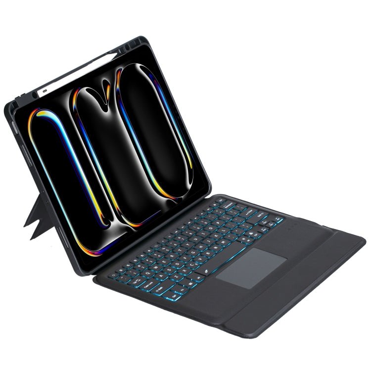 T14B - AS Detachable Rotating Backlit Touch Bluetooth Keyboard Case For iPad Pro 13 2024, For iPad Pro 13 2024 - ORIWHIZApple AccessoriesiPad KeyboardiPad Keyboard For iPad Pro