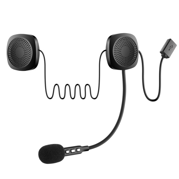 T2 Bluetooth V5.0 Helmet Headset 5V for Motorcycle Driving with Anti - interference Microphone - ORIWHIZConsumer ElectronicsMotorcycle Walkie TalkieWalkie Talkie