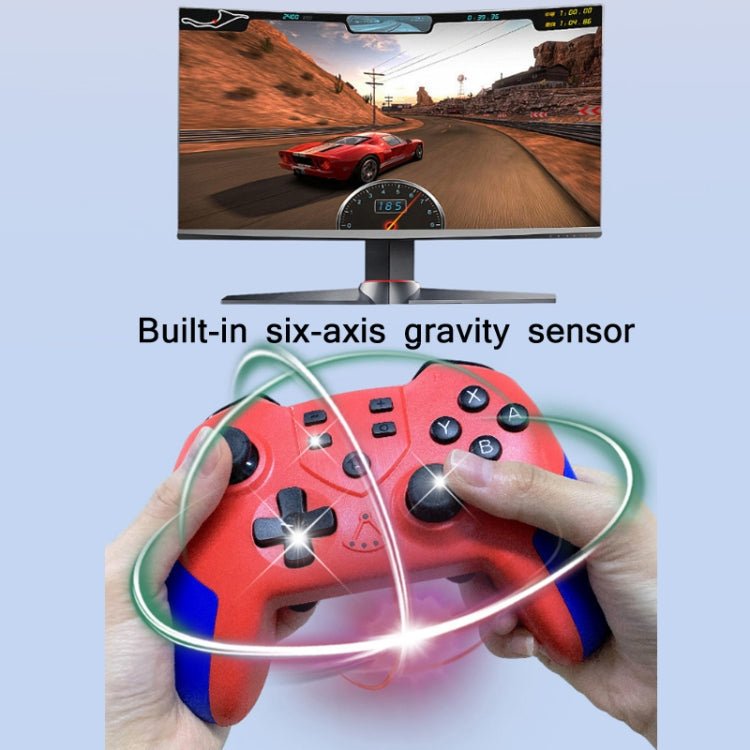 T23 Macro Programming Six - Axis Wireless Bluetooth Handle With NFC For Switch Pro, Green, Mary Red, Blue Green, Blue Pink - ORIWHIZNintendo AccessoriesNintendo Accessories GamepadsToys & Hobbies