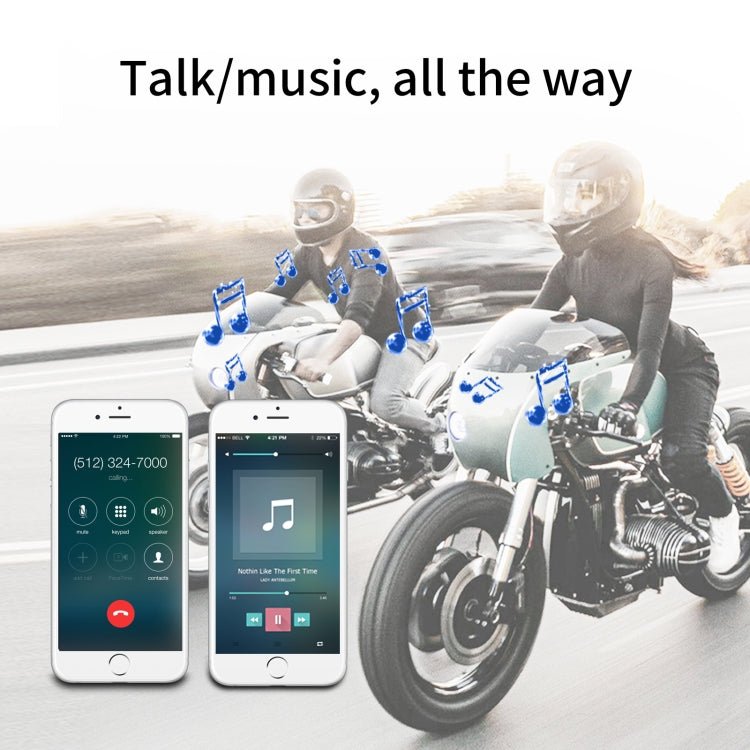 T6 Motorcycle Helmet Bluetooth V5.0 Headset, T6 - ORIWHIZConsumer ElectronicsMotorcycle Walkie TalkieWalkie Talkie