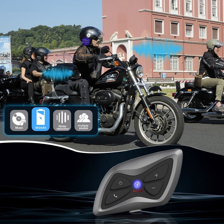 T6plus Motorcycle Helmets Smart Intercom And Bluetooth Headset, T6plus - ORIWHIZConsumer ElectronicsMotorcycle Walkie TalkieWalkie Talkie
