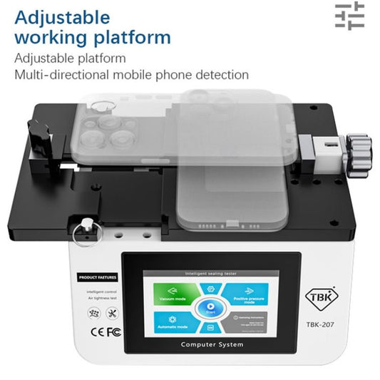 TBK - 207 Portable Intelligent Air Tightness Detector Built - in Vacuum Pump, EU Plug, US Plug, UK Plug, AU Plug - ORIWHIZ