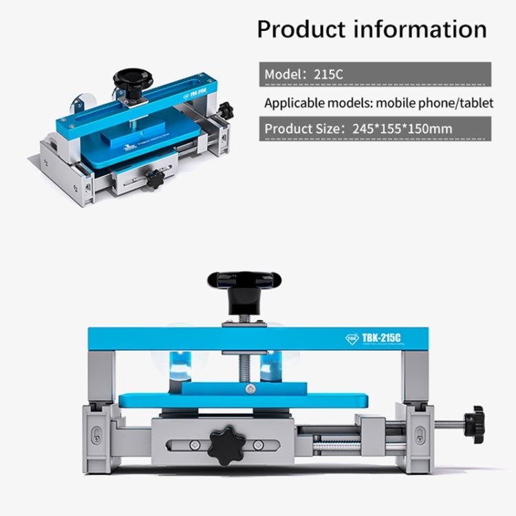 TBK - 215C Middle Frame Deformation + Screen Pressure Holding + Bending Correction Repair Fixture, TBK - 215C - ORIWHIZ