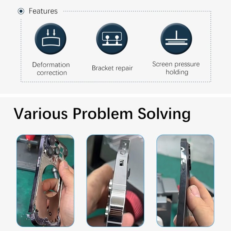 TBK - 215C Middle Frame Deformation + Screen Pressure Holding + Bending Correction Repair Fixture, TBK - 215C - ORIWHIZ