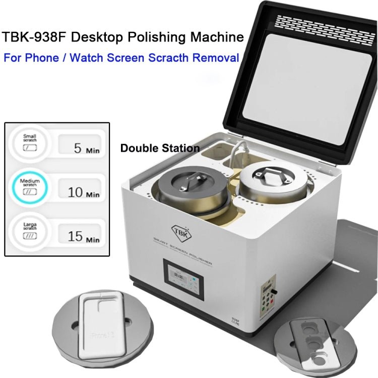 TBK 938F Automatic Grinding Polishing Machine Display Scratch Removal Machine, EU, AU, UK, US - ORIWHIZ