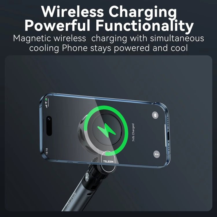 TELESIN Magnetic Phone Cooler Radiator For Live Streaming, With Wireless Charging, Without Wireless Charging - ORIWHIZApple AccessoriesCooling Fan RadiatorGaming Accessories