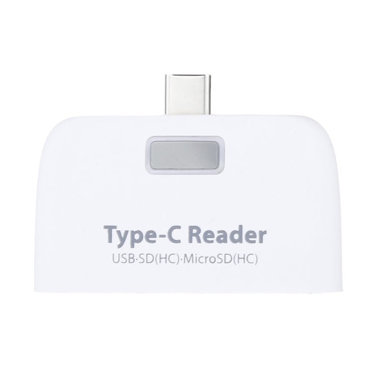 TF + SD Card + USB Port to USB - C / Type - C Adapter Card Reader Connection Kit with LED Indicator Light - ORIWHIZ