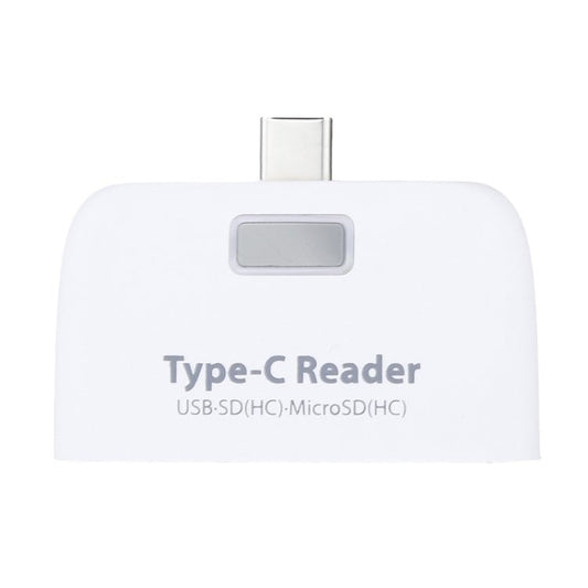 TF + SD Card + USB Port to USB - C / Type - C Adapter Card Reader Connection Kit with LED Indicator Light - ORIWHIZ