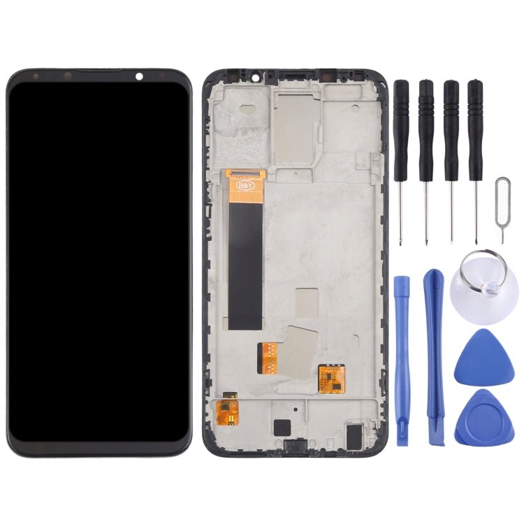 TFT Material LCD Screen and Digitizer Full Assembly With Frame (Not Supporting Fingerprint Identification) for Meizu 16X, For Meizu 16X(TFT) - ORIWHIZ