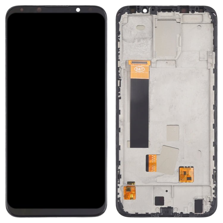 TFT Material LCD Screen and Digitizer Full Assembly With Frame (Not Supporting Fingerprint Identification) for Meizu 16X, For Meizu 16X(TFT) - ORIWHIZ