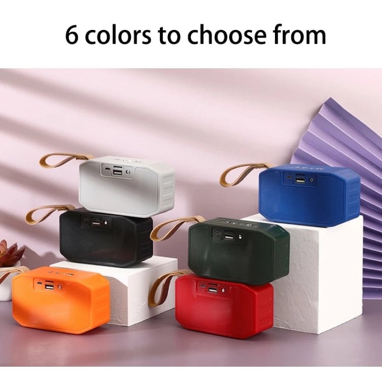 T&G TG296 Portable Wireless Bluetooth 5.0 Speaker Support TF Card / FM / 3.5mm AUX / U - Disk / Hands - free - ORIWHIZ