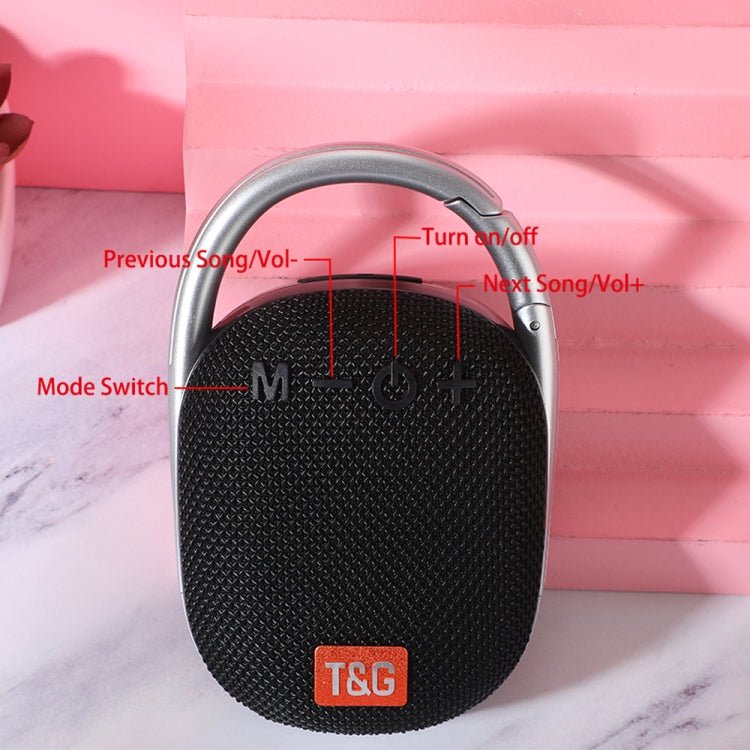 T&G TG321 TWS Portable Wireless Outdoor Mini Speaker with LED Light, TG321 - ORIWHIZ
