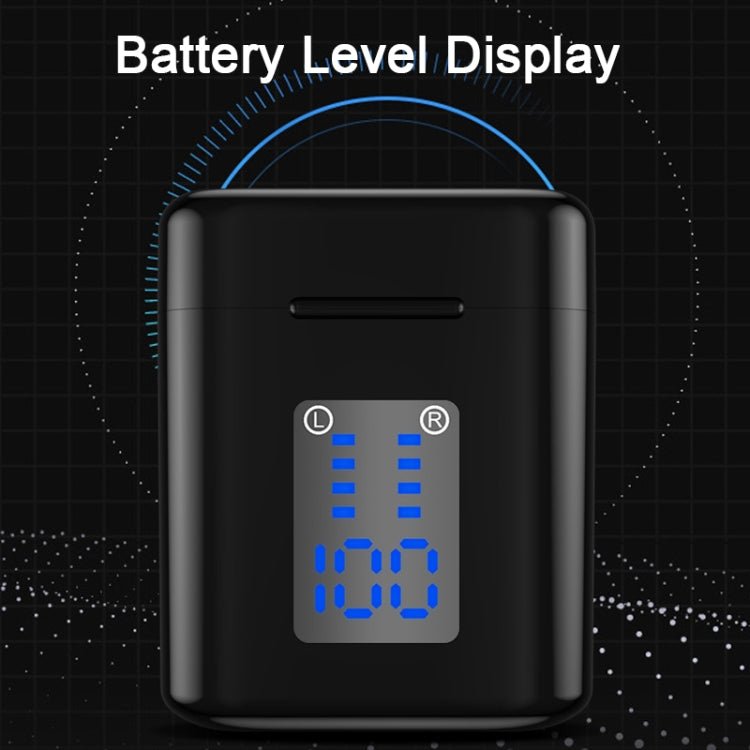 T&G TG905 TWS Bluetooth Earphone Wireless Sport Headphone 5D Stereo Headsets with LED Display & Charging Box - ORIWHIZ