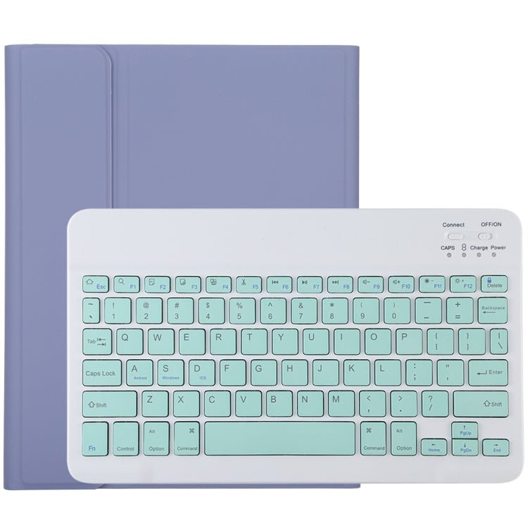 TG11B Detachable Bluetooth Green Keyboard + Microfiber Leather Tablet Case for iPad Pro 11 inch (2020), with Pen Slot & Holder, Green Keyboard - ORIWHIZApple AccessoriesiPad KeyboardiPad Keyboard For iPad Pro