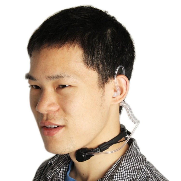 Throat control Transceiver Earpiece Headset for Walkie Talkies, 3.5mm + 2.5mm Plug - ORIWHIZConsumer ElectronicsWalkie TalkieWalkie Talkie Microphones & Headsets