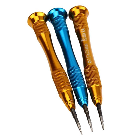 tlye 658 3 in 1 Pentagonal Precision Metal Screwdriver, Overall Length: 12.5cm, 3 in 1 - ORIWHIZ