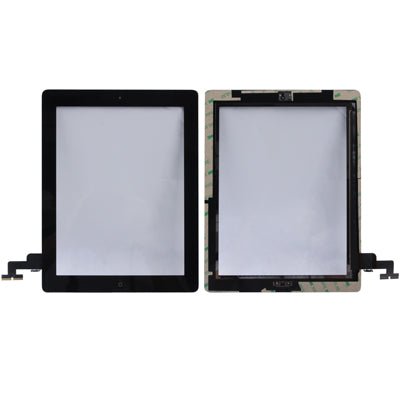 Touch Panel (Controller Button + Home Key Button PCB Membrane Flex Cable + Touch Panel Installation Adhesive) for iPad 2 / A1395 / A1396 / A1397 , For iPad 2+Adhesive, For iPad 2 + Adhesive - ORIWHIZ