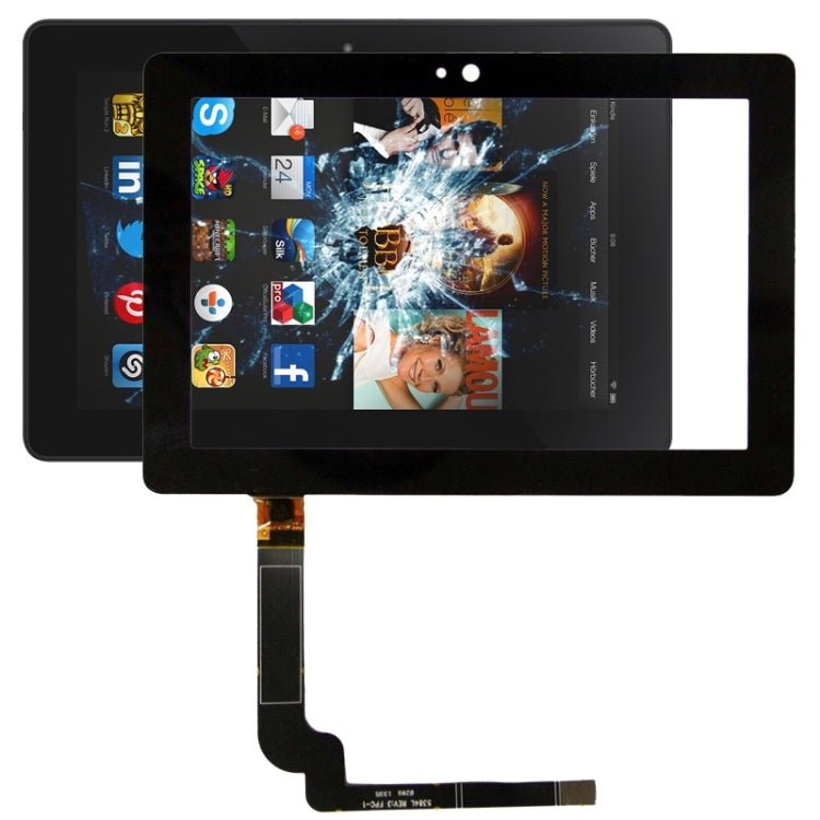 Touch Panel for Amazon Kindle Fire HDX 7 inch, For Fire HDX 7 Black - ORIWHIZ