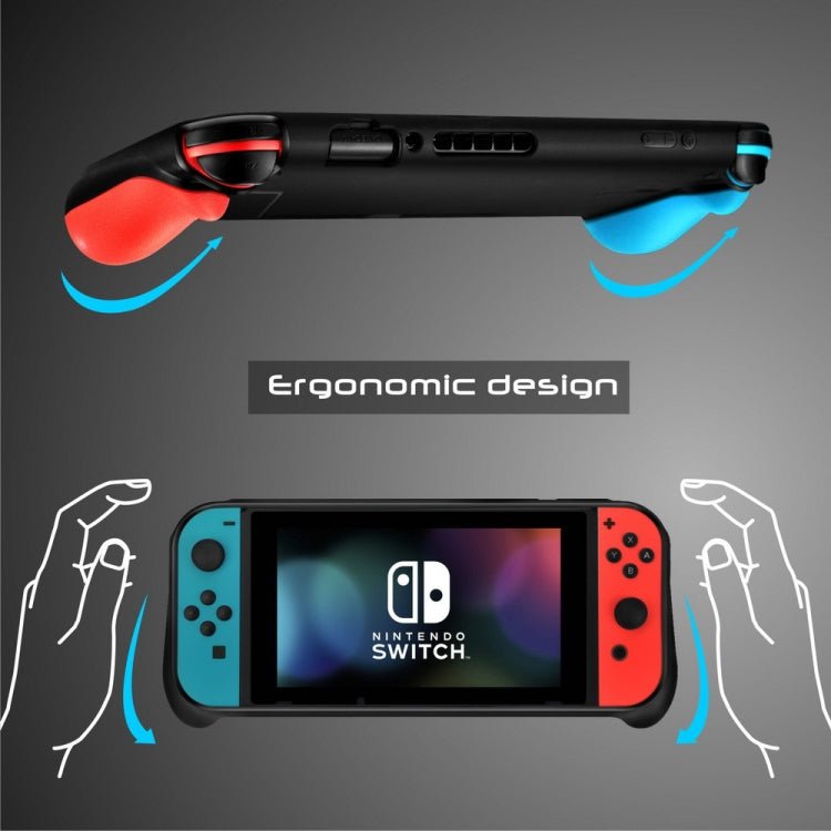 TPU Shell Handle Grip with Game Card Slot Anti - Shock Cover Silicone Case for Nintendo Switch, with Logo, TPU Shell with Logo - ORIWHIZNintendo AccessoriesNintendo Accessories CasesToys & Hobbies