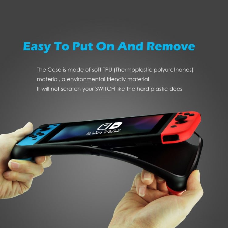 TPU Shell Handle Grip with Game Card Slot Anti - Shock Cover Silicone Case for Nintendo Switch, with Logo, TPU Shell with Logo - ORIWHIZNintendo AccessoriesNintendo Accessories CasesToys & Hobbies