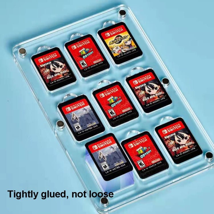 Transparent Crystal Magnetic Game Card Storage Box For Switch, 9 Grid, 14 Grid, 27 Grid - ORIWHIZNintendo AccessoriesNintendo Accessories CasesToys & Hobbies