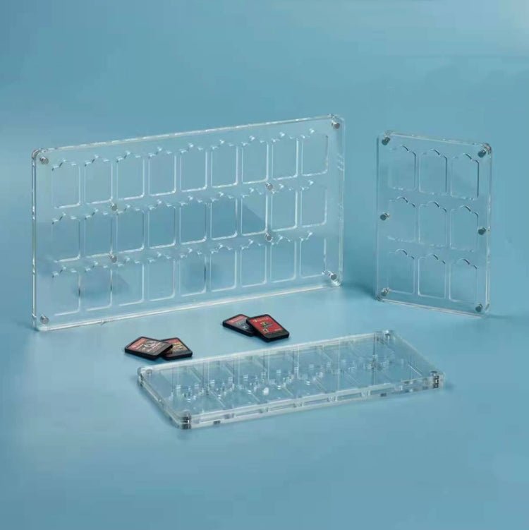 Transparent Crystal Magnetic Game Card Storage Box For Switch, 9 Grid, 14 Grid, 27 Grid - ORIWHIZNintendo AccessoriesNintendo Accessories CasesToys & Hobbies