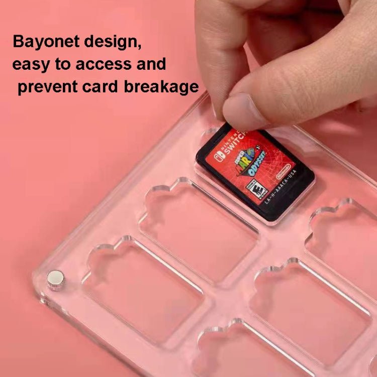 Transparent Crystal Magnetic Game Card Storage Box For Switch, 9 Grid, 14 Grid, 27 Grid - ORIWHIZNintendo AccessoriesNintendo Accessories CasesToys & Hobbies