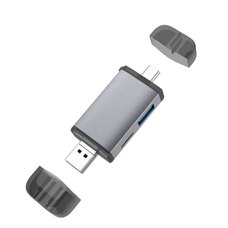 Typce - C+USB+Micro USB OTG Card Reader - ORIWHIZ