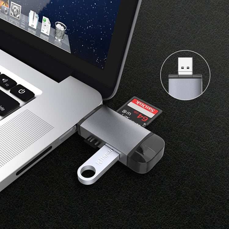 Typce - C+USB+Micro USB OTG Card Reader - ORIWHIZ
