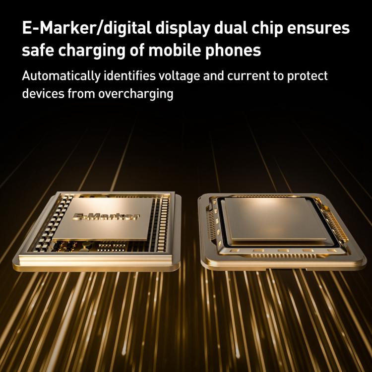 Type - C Male to Type - C Female 240W 80Gbps Adapter with Digital Display - ORIWHIZ