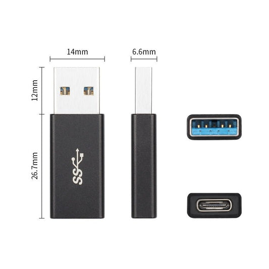 Type - C / USB - C to USB 3.0 AM Adapter, Type - C AM Adapter(Black), Type - C AM Adapter(White) - ORIWHIZ