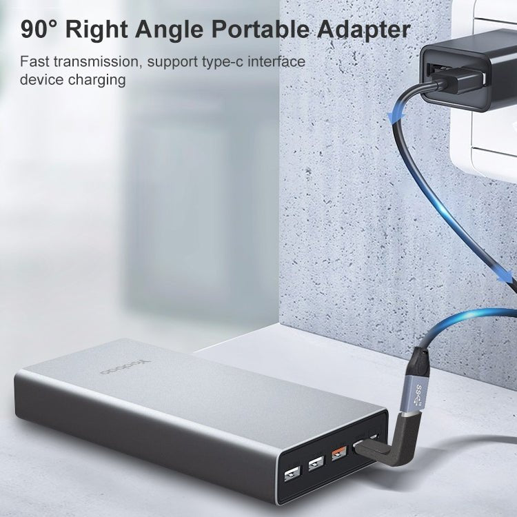 Type - C / USB - C to USB 3.1 90 Degree Elbow Head Design MF Adapter, Type - C Elbow Head Design MF Adapter - ORIWHIZ