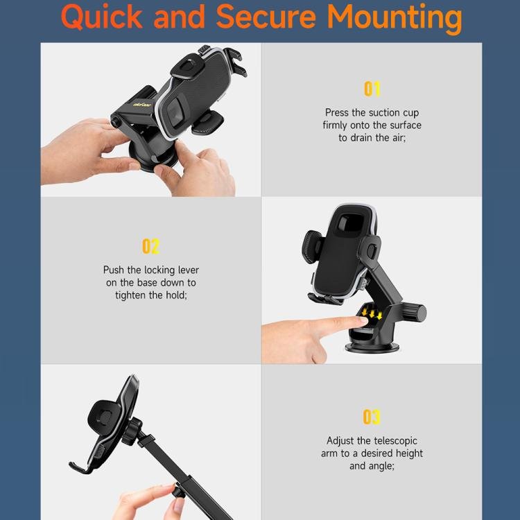 Ulefone UAN03 Armor Mount Car / Desktop Phone Holder, Standard Model, UAN03 - ORIWHIZ