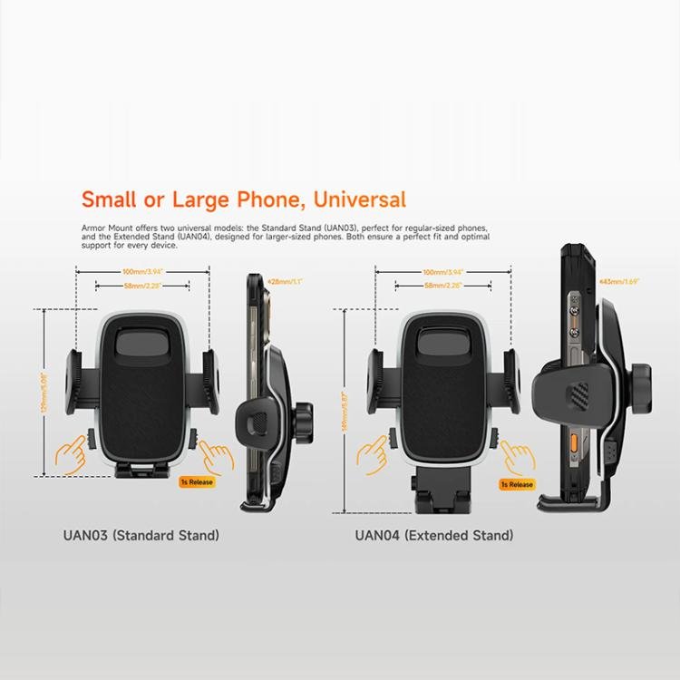 Ulefone UAN03 Armor Mount Car / Desktop Phone Holder, Standard Model, UAN03 - ORIWHIZ