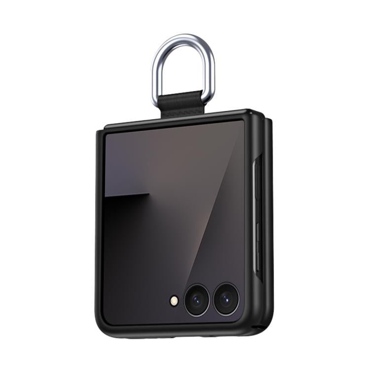Ultra Thin Silk Belt Ring Skin Feel Phone Case, For Samsung Galaxy Flip7 5G - ORIWHIZGalaxy Z Flip7 5GGalaxy Z Flip7 5G CasesSamsung Accessories