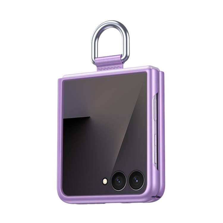 Ultra Thin Silk Belt Ring Skin Feel Phone Case, For Samsung Galaxy Flip7 5G - ORIWHIZGalaxy Z Flip7 5GGalaxy Z Flip7 5G CasesSamsung Accessories