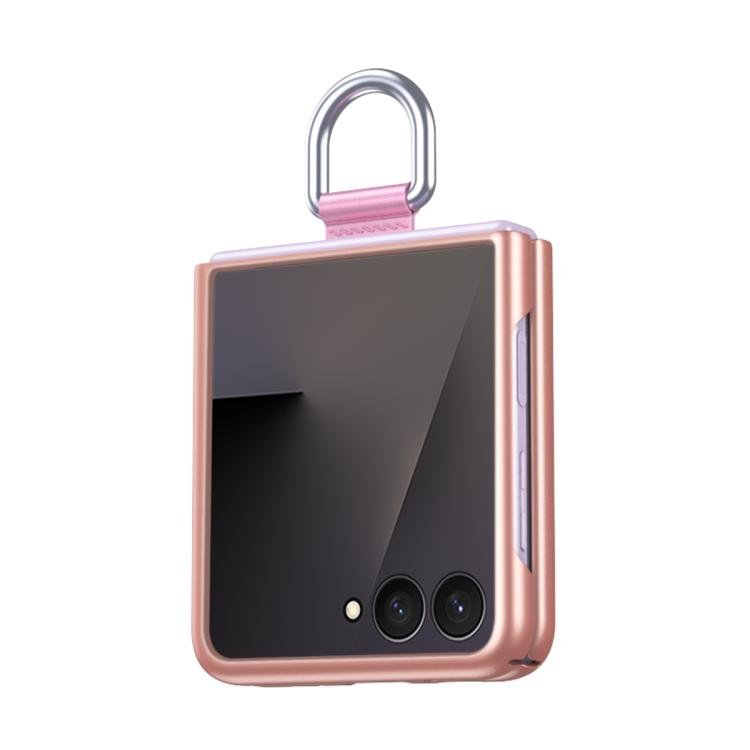 Ultra Thin Silk Belt Ring Skin Feel Phone Case, For Samsung Galaxy Flip7 5G - ORIWHIZGalaxy Z Flip7 5GGalaxy Z Flip7 5G CasesSamsung Accessories