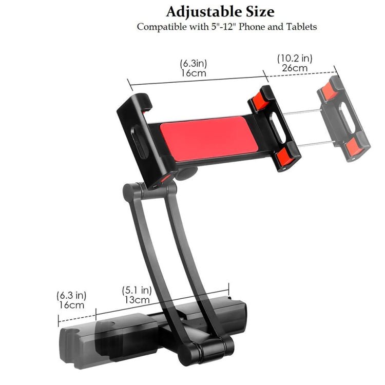 Universal 360 Rotation Holder Bracket Back Seat Car Mount - ORIWHIZ