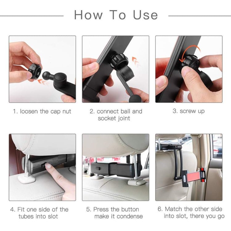 Universal 360 Rotation Holder Bracket Back Seat Car Mount - ORIWHIZ