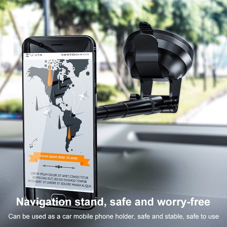 Universal Magnetic Retractable Rotating Car Mobile Phone Holder, Magnetic Retractable Rotating Phone Holder - ORIWHIZ