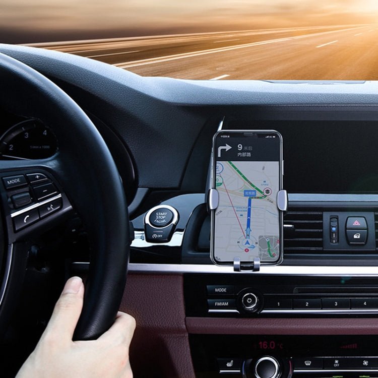 Universal Metal Gravity Car Phone Holder, Metal Gravity Car Phone Holder - ORIWHIZ