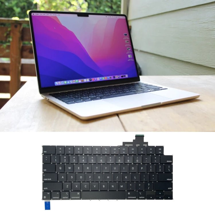 US Version Keyboard for MacBook Air M2 13 2022 A2681, A2681 2022 - ORIWHIZ