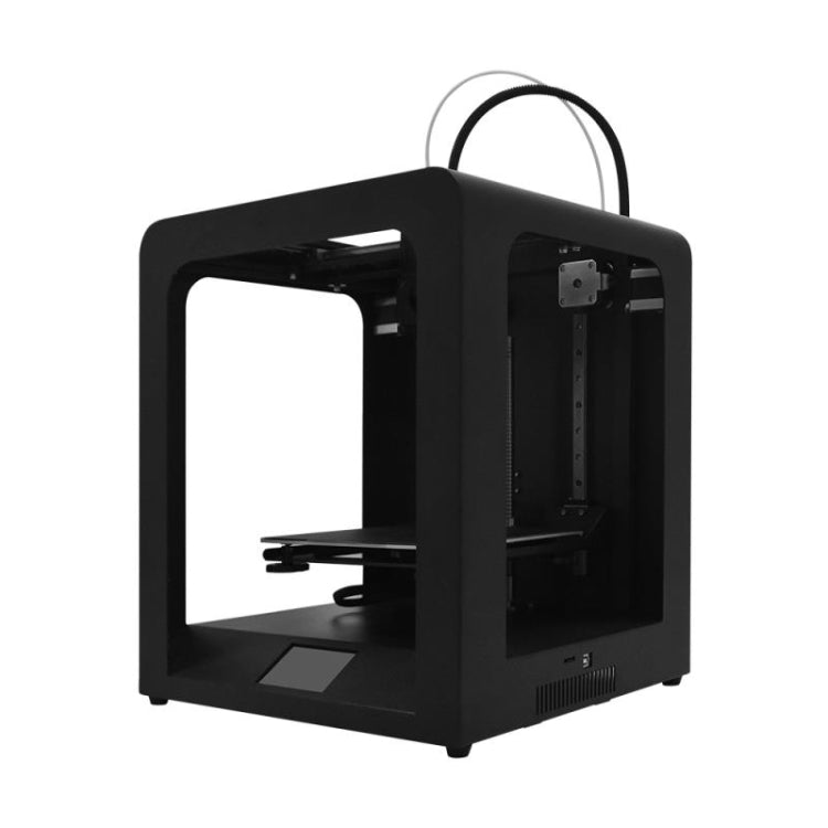 US Warehouse 3.5 inch Touch Screen Auto - leveling Pause Resume Printing Desktop 3D Printer with Crystal Glass Platform, 3.5 inch (Black) - ORIWHIZ